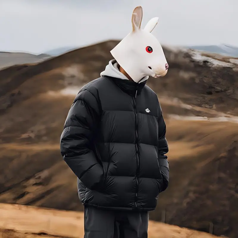 Rabbit House Down Jacket Unisex-4
