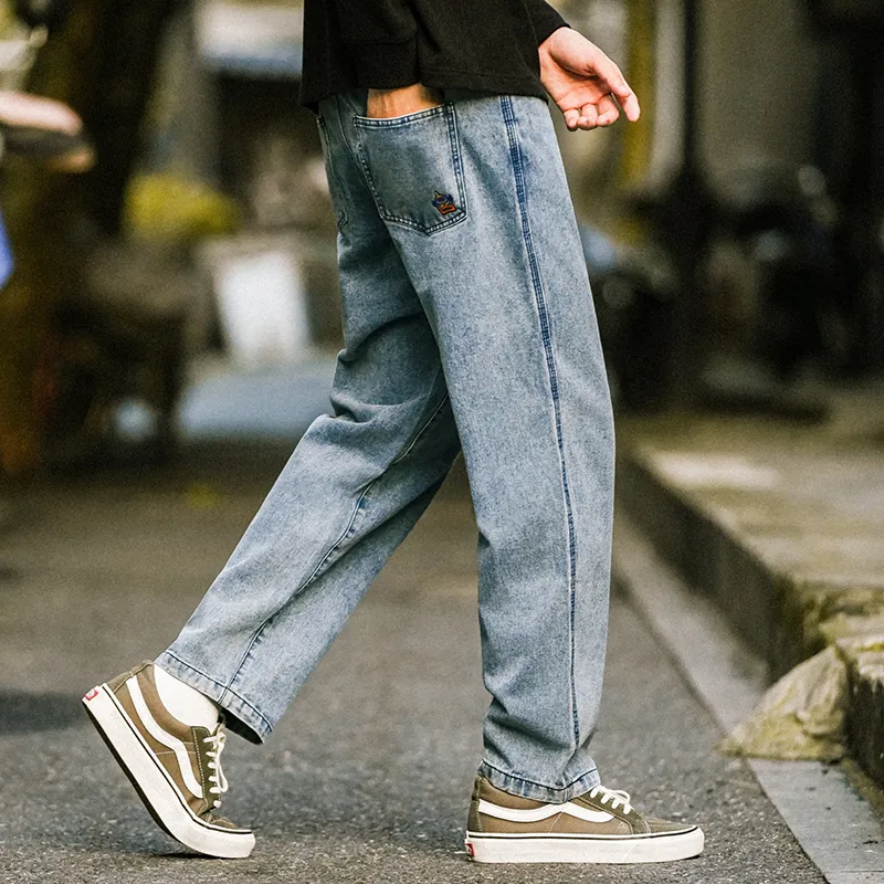 Rabbit House Spring And Fall Jeans Men's-13