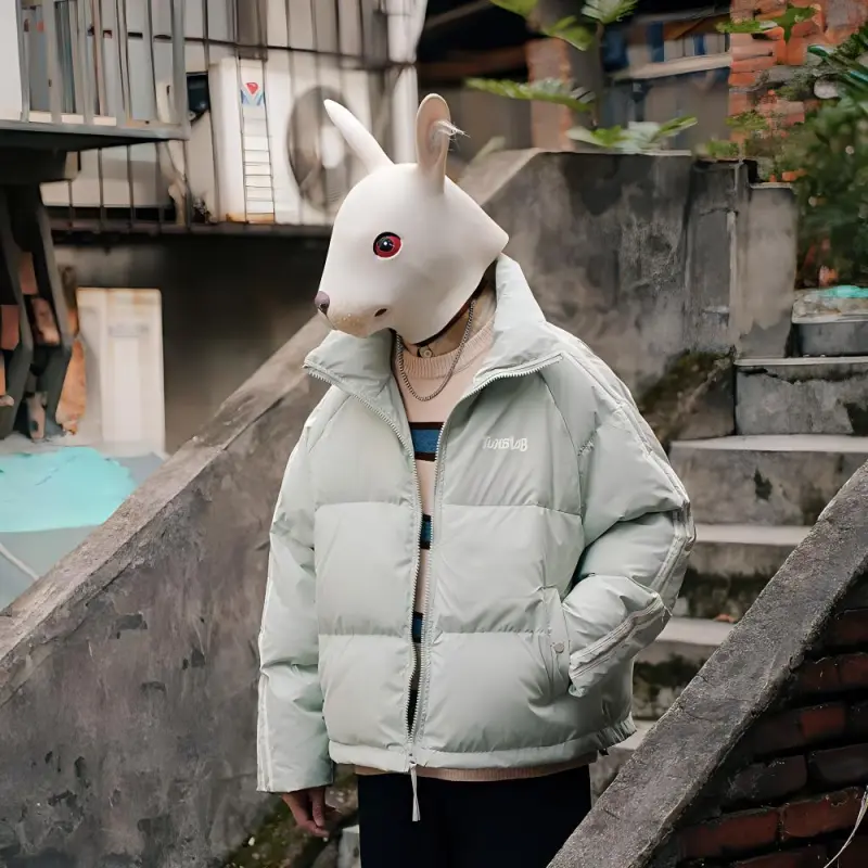 Rabbit House Down Jacket Unisex-11