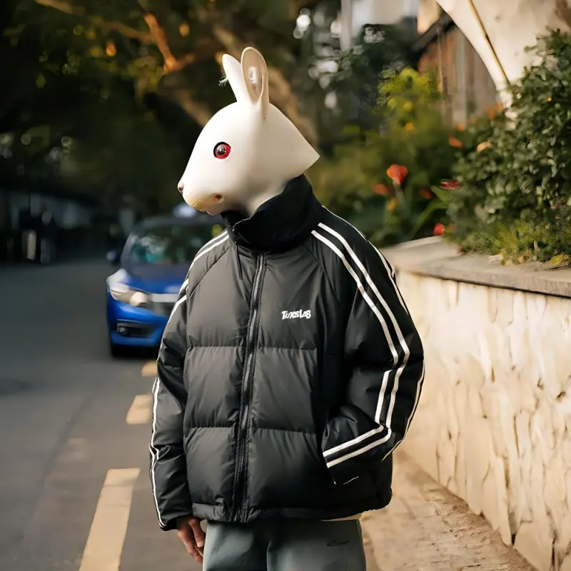 Rabbit House Down Jacket Unisex-2