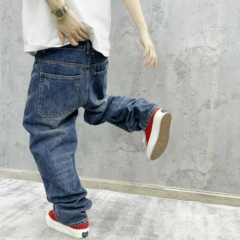 Rabbit House Jeans Unisex Blue-5