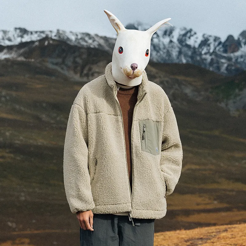 Rabbit House Puffer Jacket Unisex Soybean Beige Yellow-4