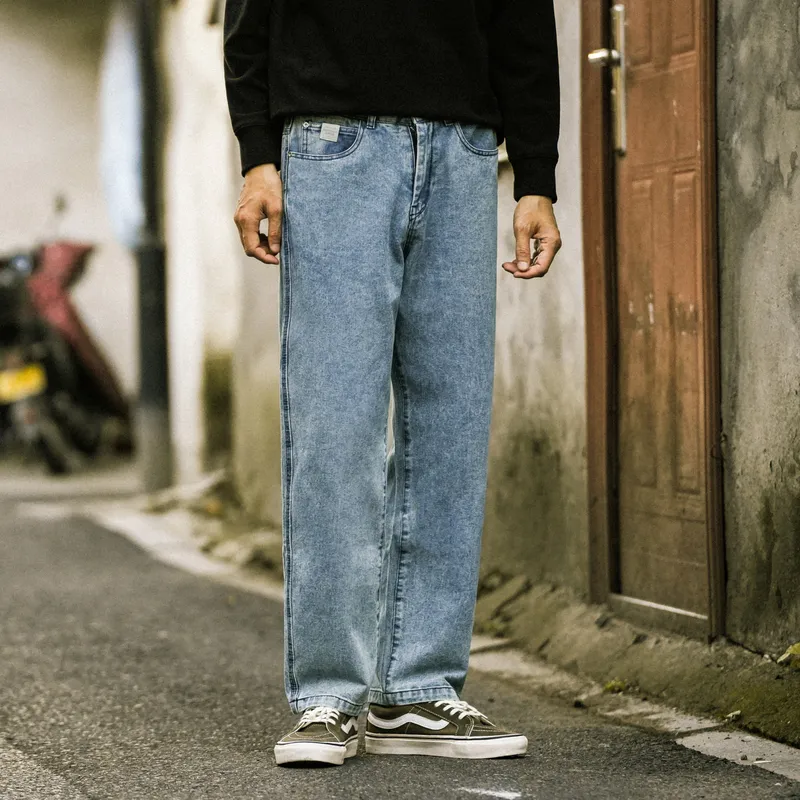 Rabbit House Spring And Fall Jeans Men's-9