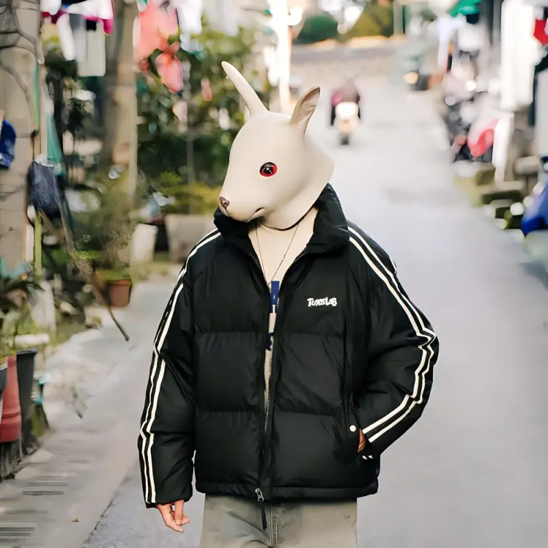 Rabbit House Down Jacket Unisex-4