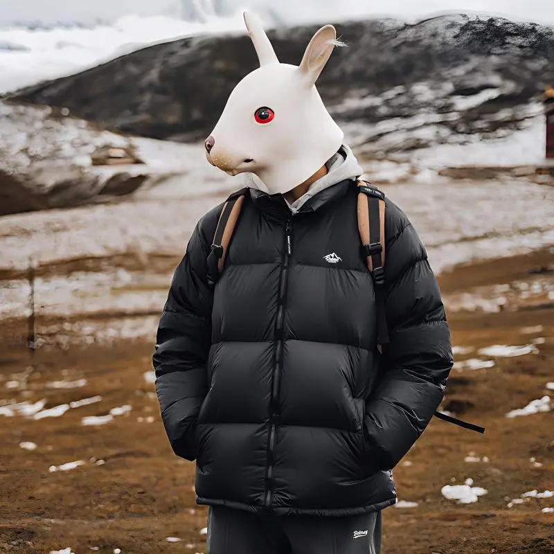 Rabbit House Down Jacket Unisex-6