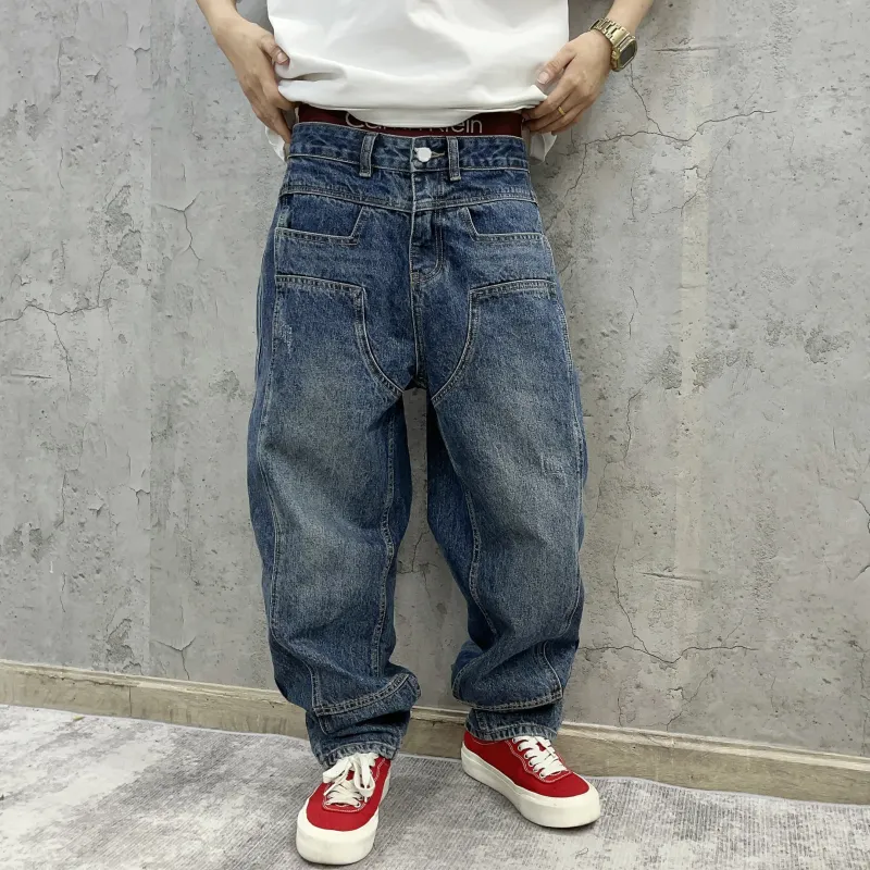 Rabbit House Jeans Unisex Blue-3