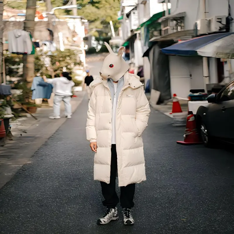 Rabbit House Down Jacket Unisex-8