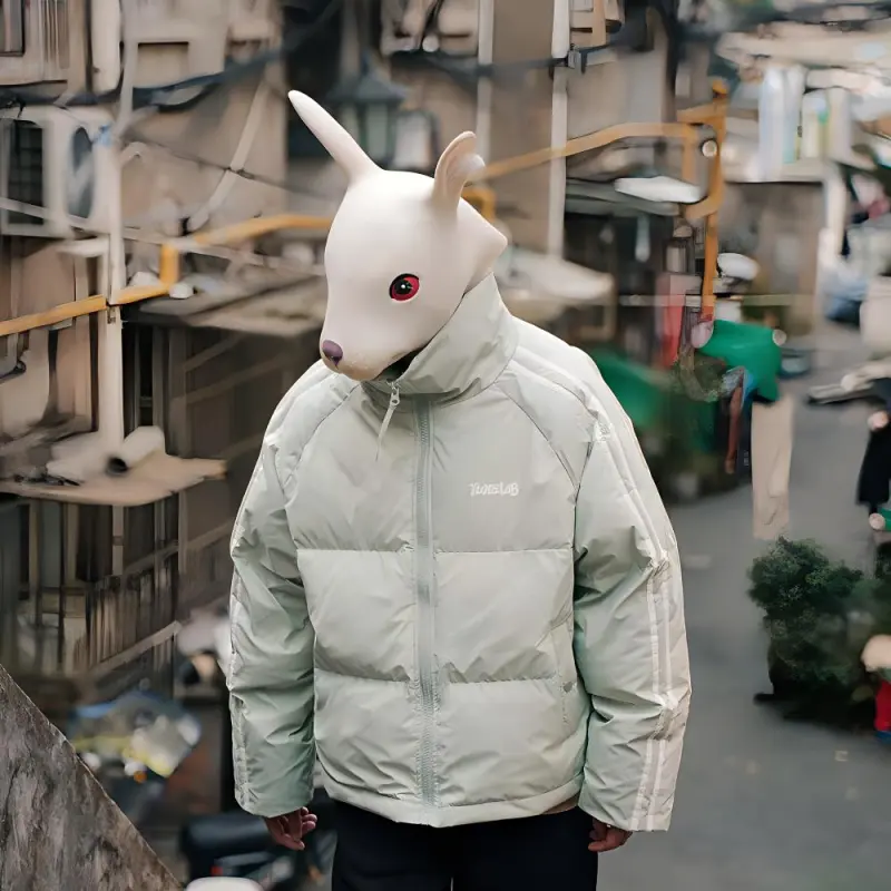 Rabbit House Down Jacket Unisex-10
