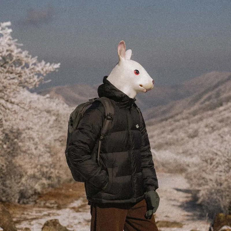 Rabbit House Down Jacket Unisex-3