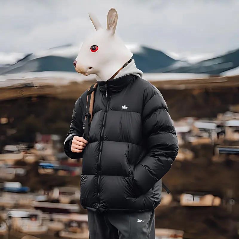 Rabbit House Down Jacket Unisex-5