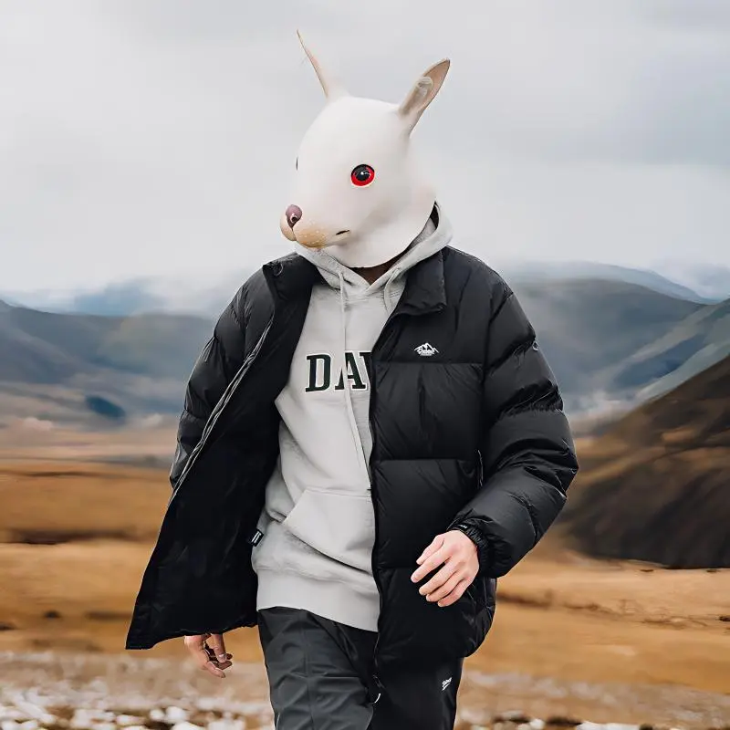 Rabbit House Down Jacket Unisex-2