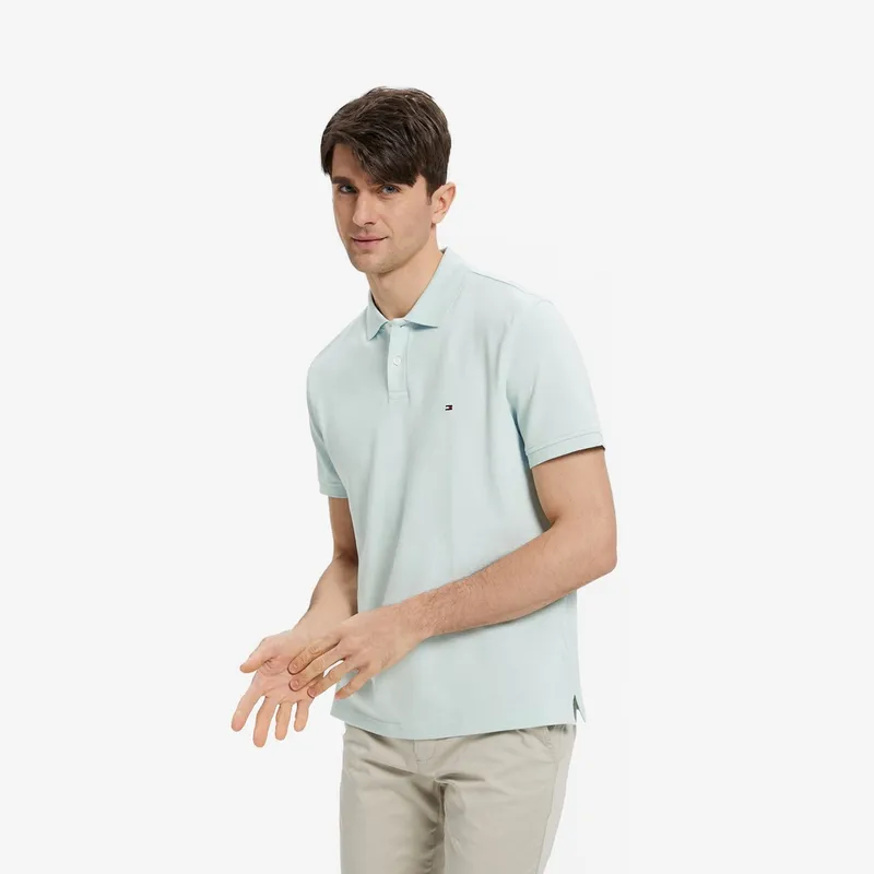 Tommy Hilfiger Polo Shirt Men's Frost Green-5