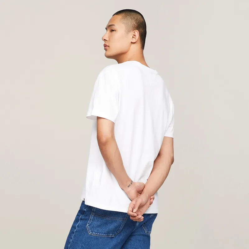 Tommy Hilfiger Logo embroidered T shirt-8