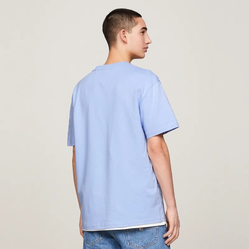 Tommy Hilfiger Logo embroidered T shirt-23