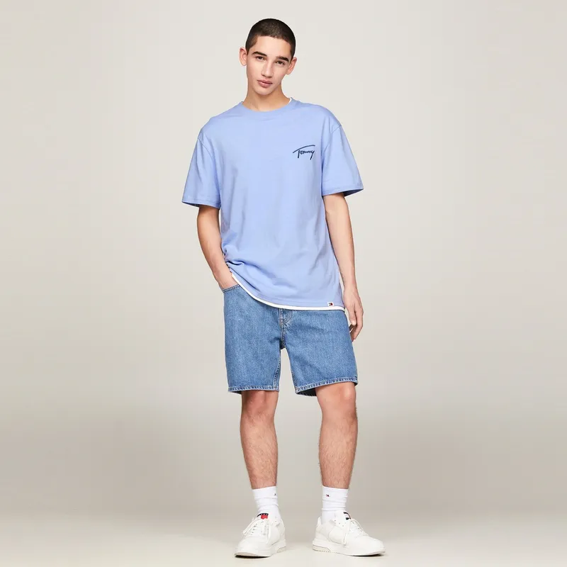 Tommy Hilfiger Logo embroidered T shirt-24
