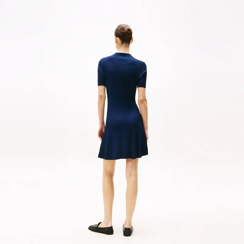 Tommy Hilfiger Short Sleeved Dress Women's Navy Blue-3