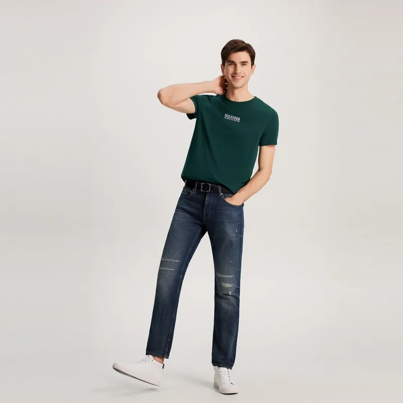 Tommy Hilfiger Logo print T shirt-13