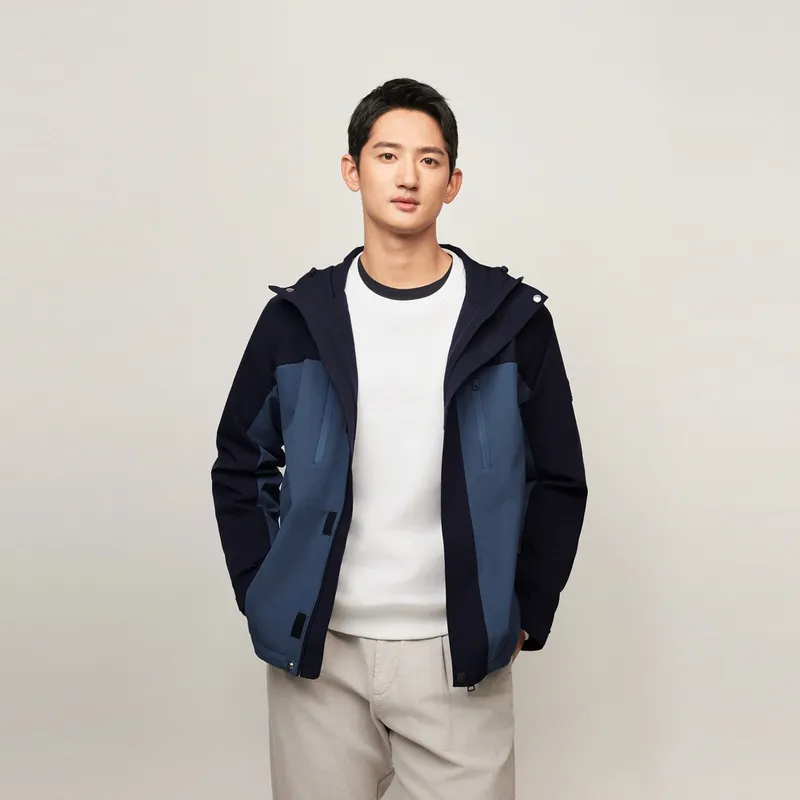 Tommy Hilfiger Windbreaker Jacket Men's Navy Blue-2