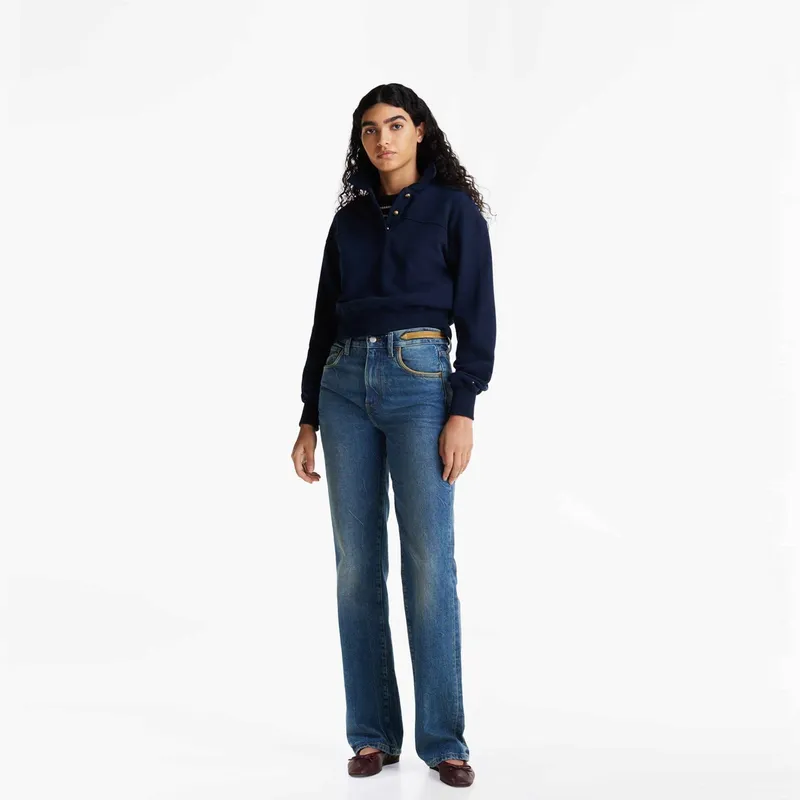 Tommy Hilfiger Sweatshirt Women's Navy Blue-4