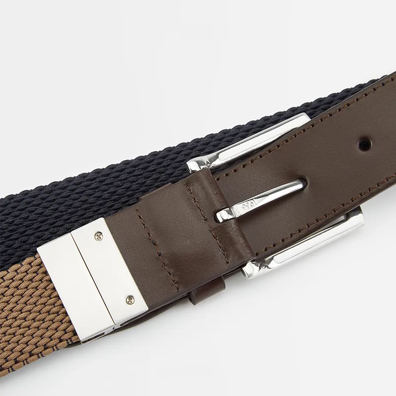 Tommy Hilfiger Split Cow Leather Belts Men's 3.5cm-4