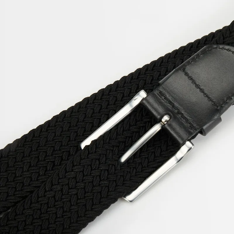 Tommy Hilfiger Polyester Belt Men's Black 3.5cm-2