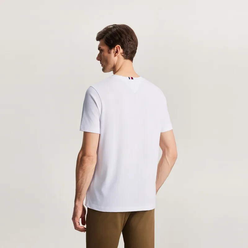 Tommy Hilfiger Th Monogram embroidered T shirt-14