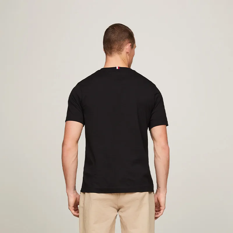 Tommy Hilfiger Th Monogram embroidered T shirt-3