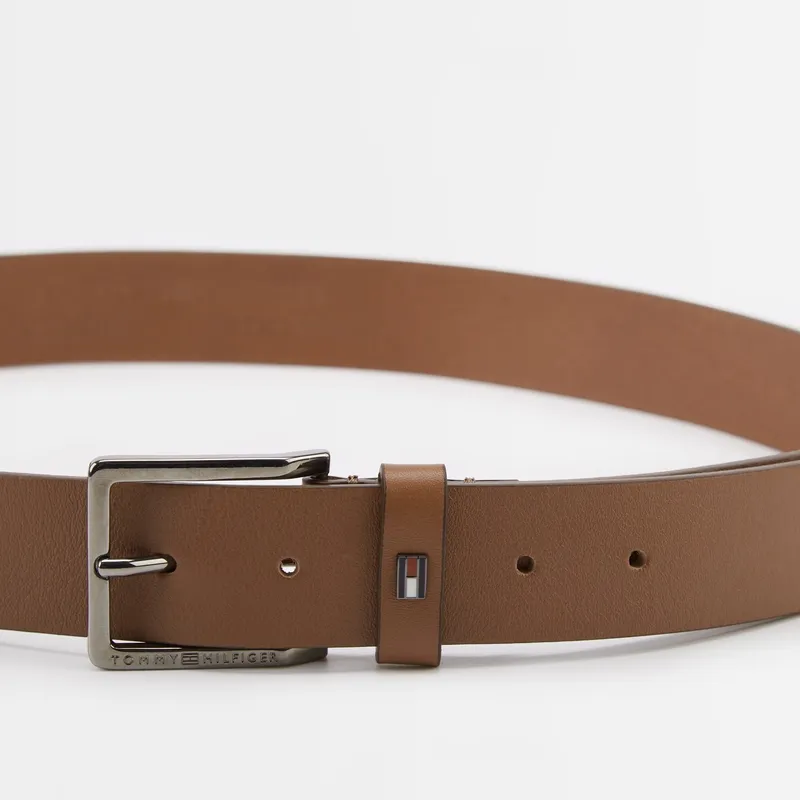 Tommy Hilfiger Cow Leather Belts Men's Brown 3.5cm-1