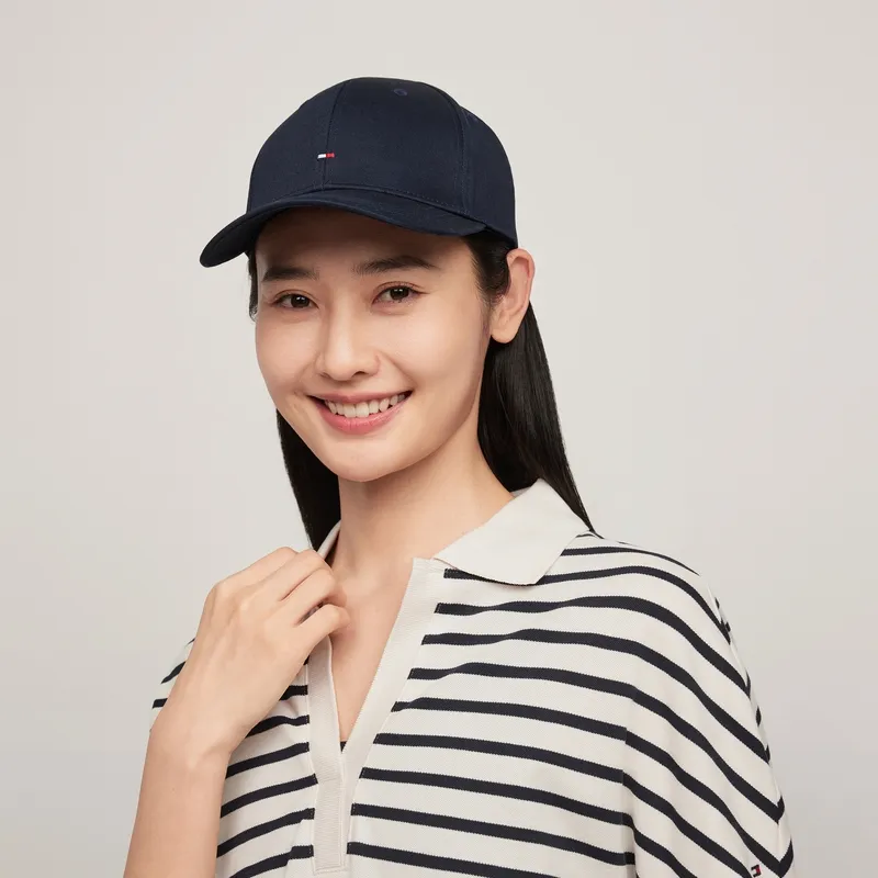 Tommy Hilfiger Cotton Baseball Caps Women's Navy Blue-2