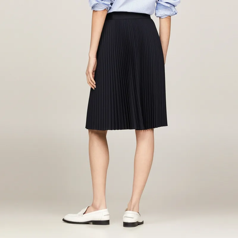 Tommy Hilfiger Casual Long Skirt Women's Navy Blue-3