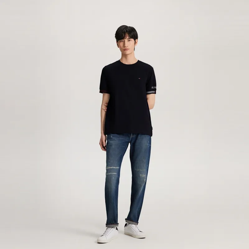 Tommy Hilfiger Logo-embroidered T-shirt-4