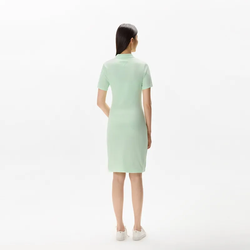 Tommy Hilfiger Short Sleeved Dress Women's Light Green-3