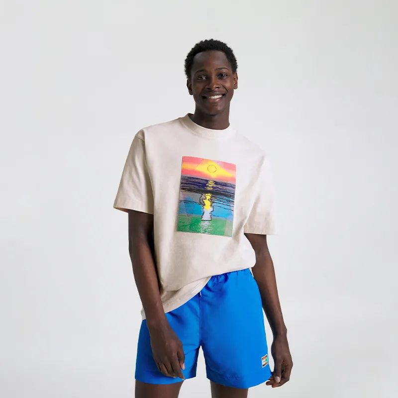 Andy Warhol X Tommy Hilfiger Tommy Hilfiger X ANDY WARHOL CO BRAND T Shirts Unisex Light Khaki-2
