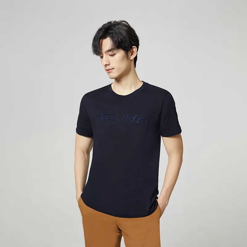 Tommy Hilfiger SS23 T Shirt Unisex Navy Blue-2