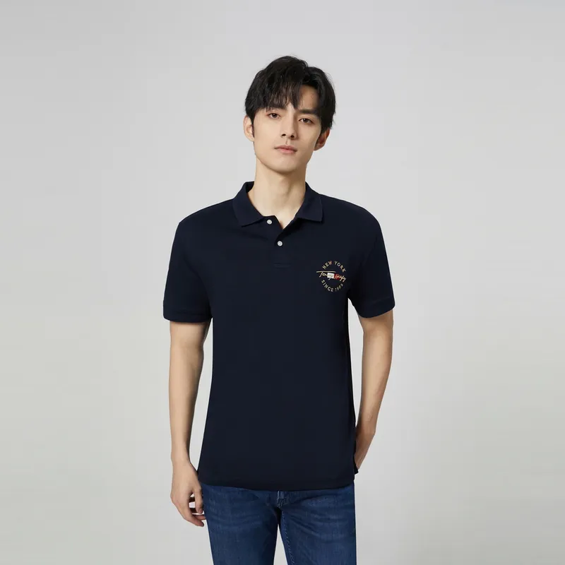 Tommy Hilfiger Polo Shirt Men's Dark Blue-2