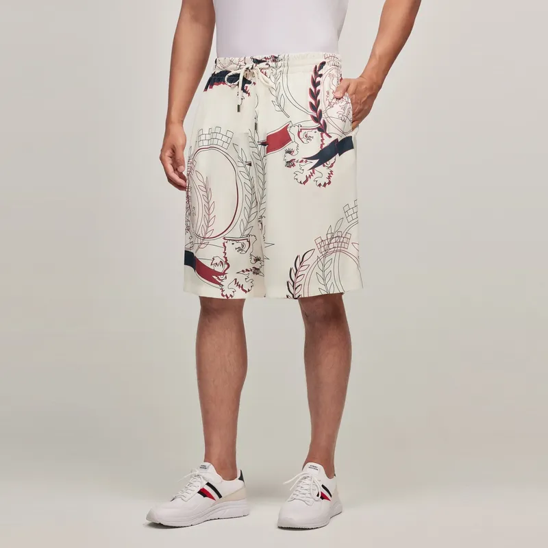 Tommy Hilfiger Casual Shorts Men's White Print-2