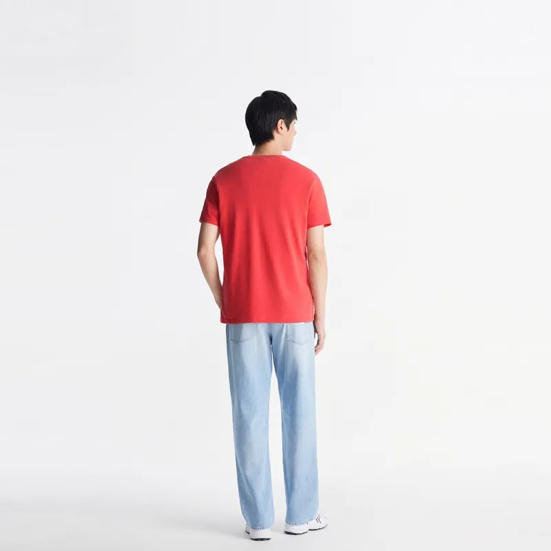 Tommy Hilfiger T Shirt Unisex Rouge Red-4