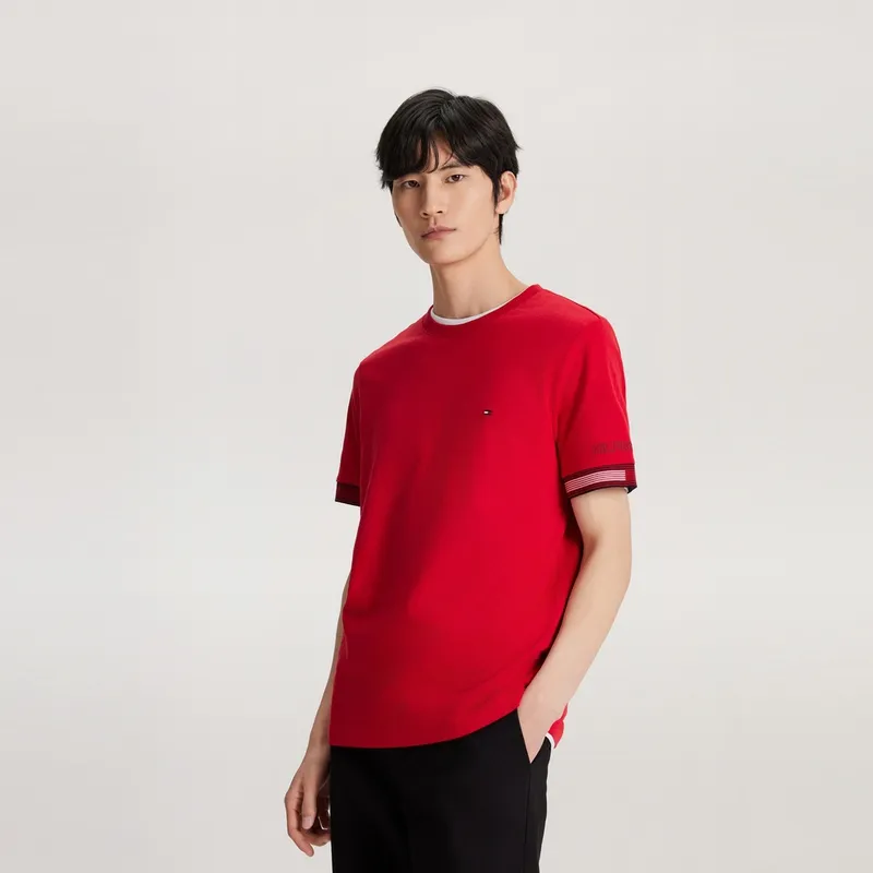 Tommy Hilfiger Logo-embroidered T-shirt-7