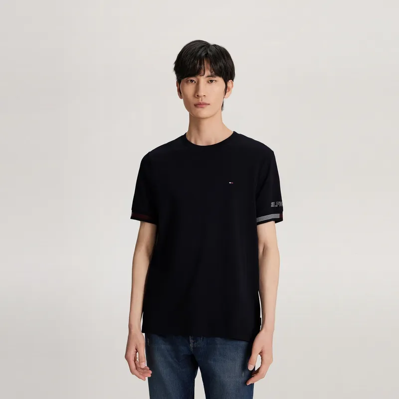 Tommy Hilfiger Logo-embroidered T-shirt-2