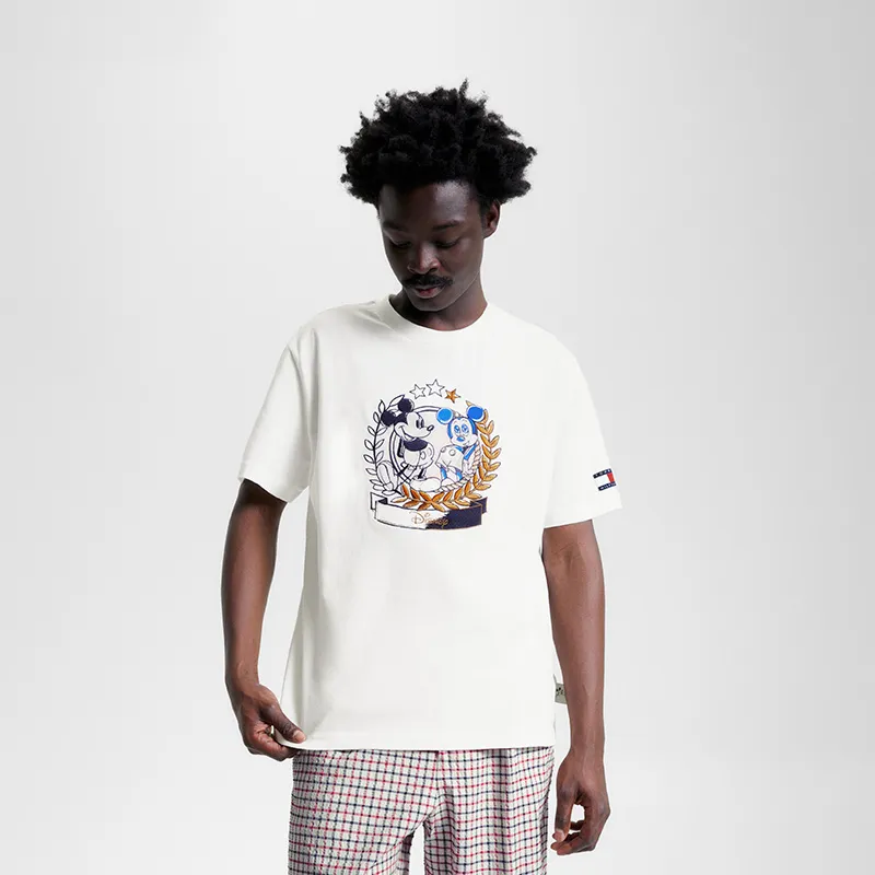 Disney X Tommy Hilfiger Tommy Hilfiger X DISNEY Co branded Series T Shirts Unisex White-2