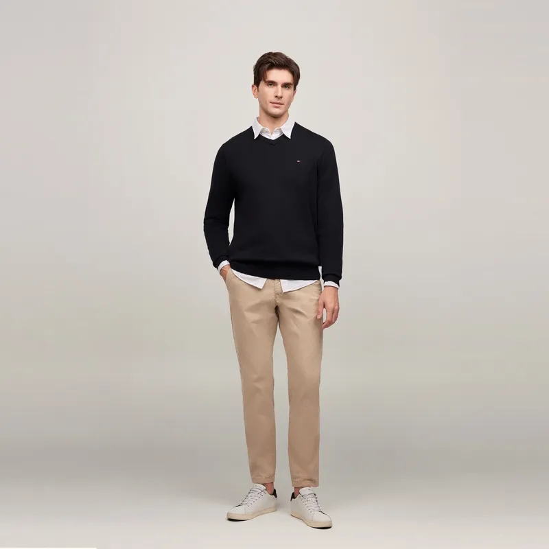 Tommy Hilfiger Casual Pants Men's Khaki-4