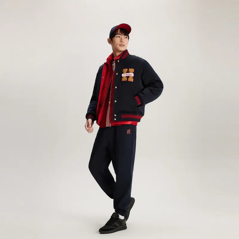 Tommy Hilfiger Jacket Men's Navy Blue/Red-4