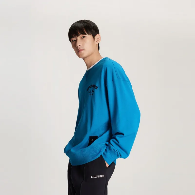 Tommy Hilfiger Sweatshirt Men's Indigo-3