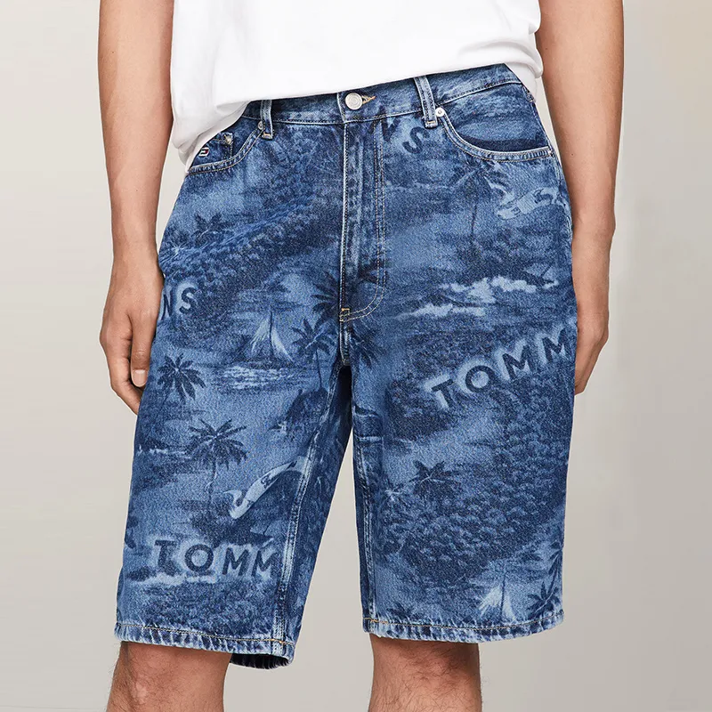 Tommy Hilfiger Denim Shorts Men's Denim Blue-3