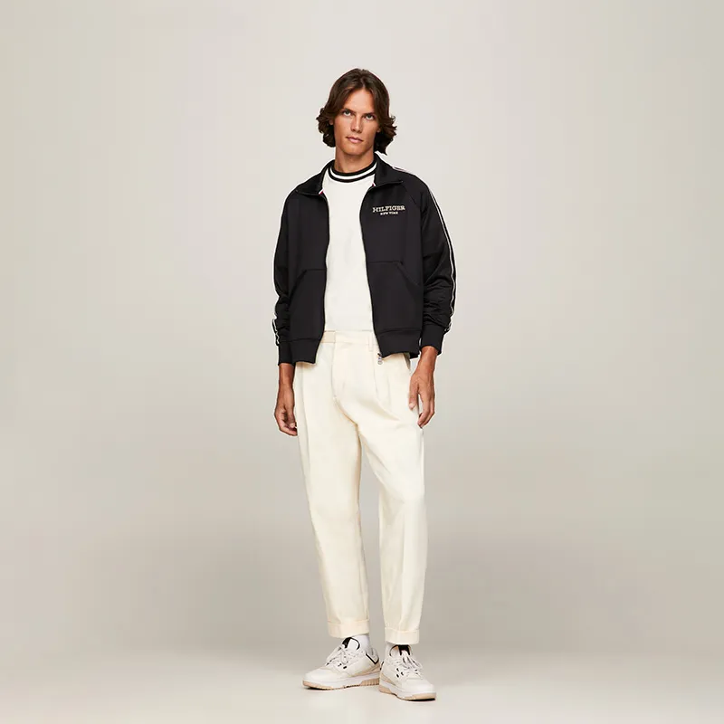 Tommy Hilfiger Cardigan Sweatshirt Men's Black-4