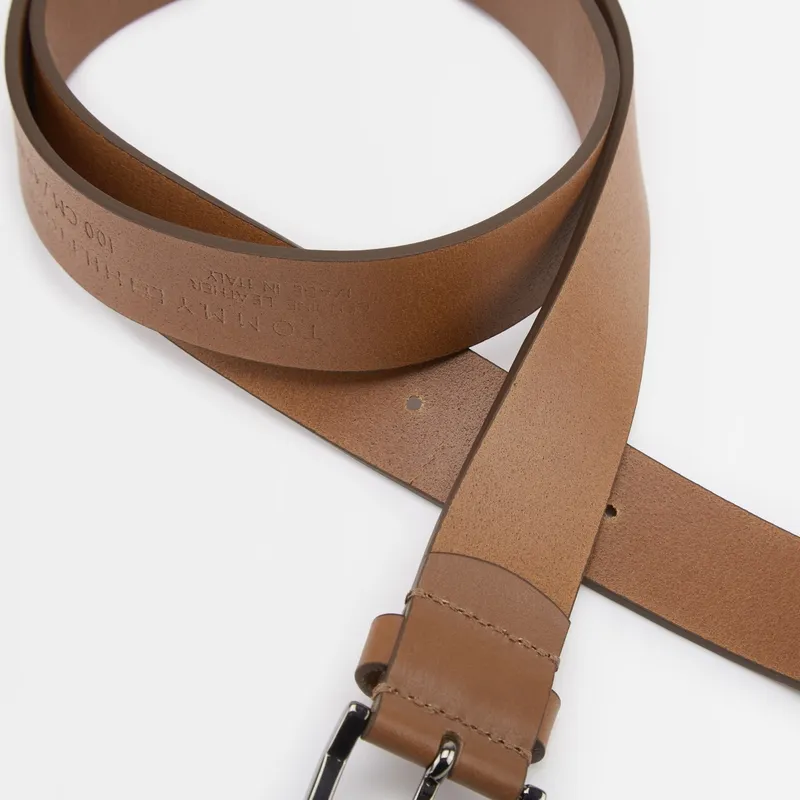 Tommy Hilfiger Cow Leather Belts Men's Brown 3.5cm-2