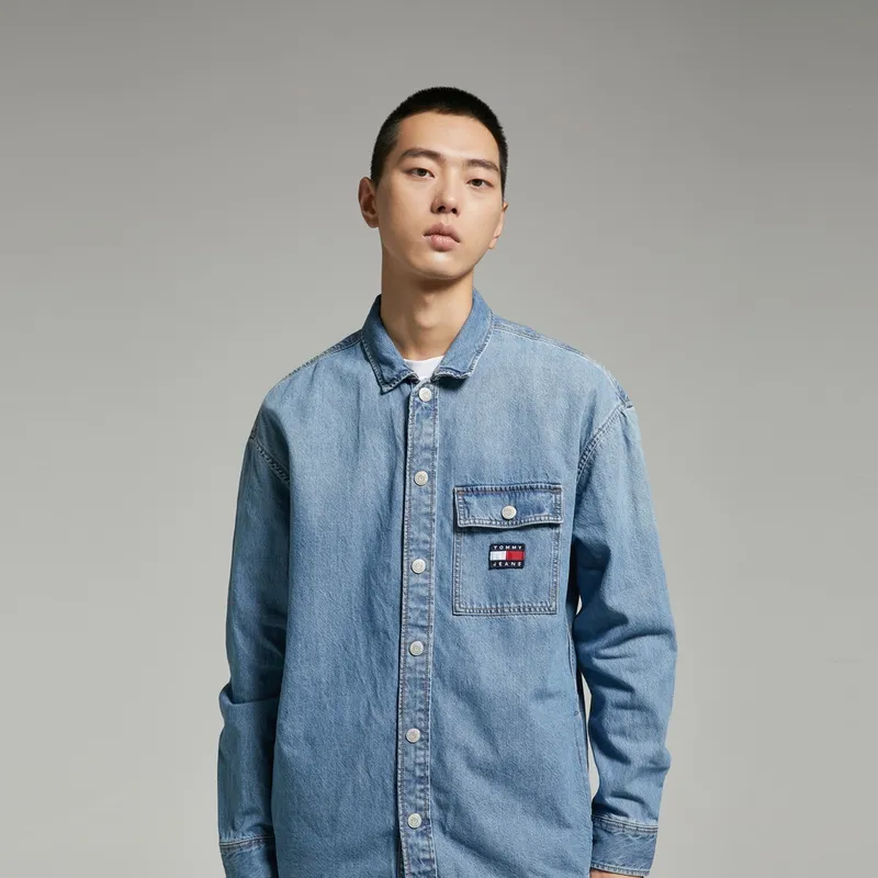 Tommy Hilfiger Shirts Men 1A4 Blue-2