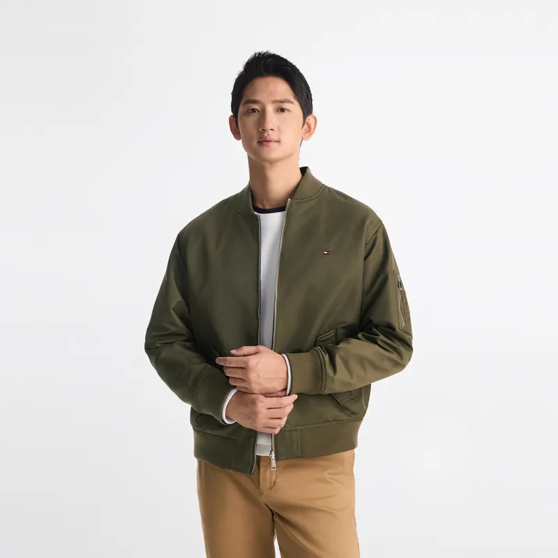 Tommy Hilfiger Jacket Men's Army Green/Navy Blue-5