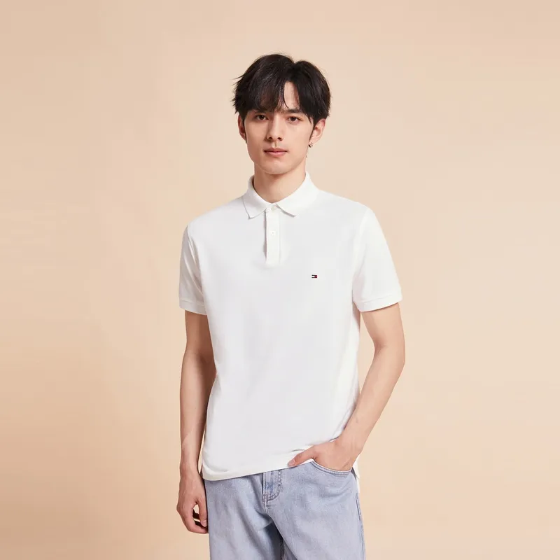 Tommy Hilfiger Polo Shirt Men's White-2
