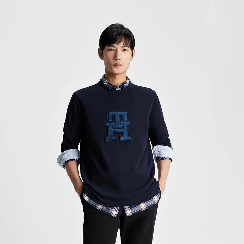 Tommy Hilfiger Long Sleeved T Shirts Men's-5